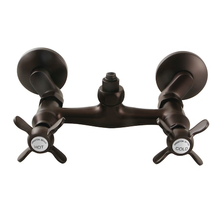 Kingston Brass CC2135BEX Wall Mount Tub Faucet Body with Riser Adapter, Oil Rubbed Bronze CC2135BEX